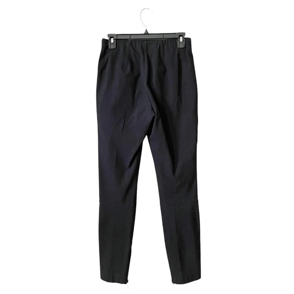 Rag & Bone New York Pants Women's Size 8 Black Ponte Skinny Ankle Zip Stretch - Picture 4 of 6